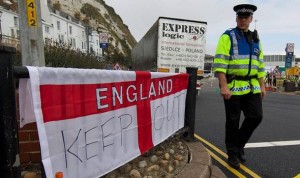 Calais british border