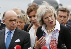 Theresa May à Calais