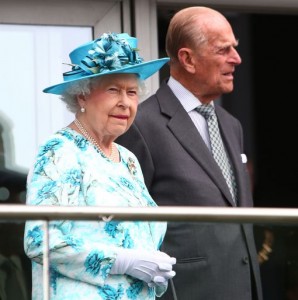 La reine Elizabeth II et son mari le prince Philipp