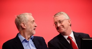 Jeremy Corbyn et Hilary Benn