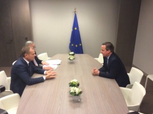 David Cameron et Donald Tusk