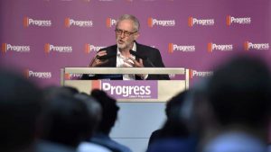 Corbyn à la conférence annuelle de Progress