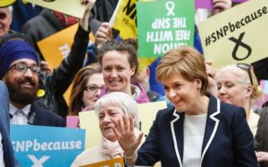 Nicola Sturgeon en campagne