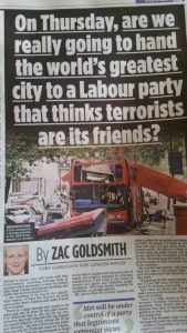 la tribune de Zac Goldsmith