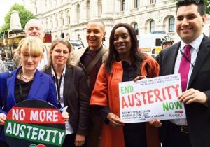 Rebecca Long-Bailey, Rachel Maskell, Clive Lewis et Kate Osamor