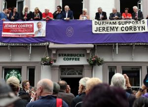 Corbyn au gala des mineurs de Durham 