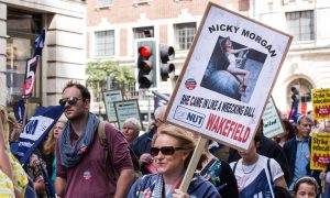 Manifestation des enseignants à Leeds