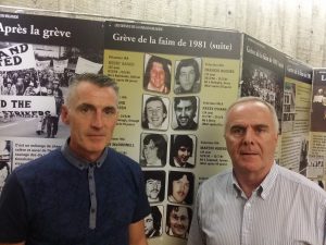 Declan Kearney, Secrétaire général du Sinn Fein, Raymond Mc Cartney, ancien gréviste de la faim du Block H